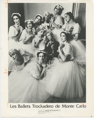 Les Ballets Trockadero de Monte Carlo. (1974–) & Makarova, Natalia. (b. 1940) Early Promotional Photograph