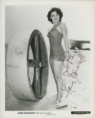 Bancroft, Anne. (1931–2005) Signed Promotional Photograph