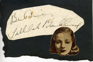 [Film & Theatre] Bankhead, Tallulah. (1902–1968) Autograph Signature