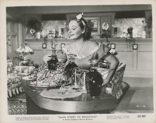 Bankhead, Tallulah. (1902–1968) "Main Street to Broadway" - Signed Promotional Photograph