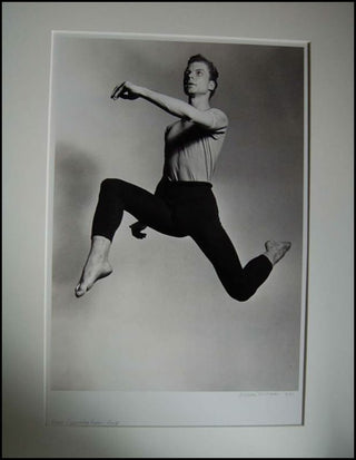 [Graham, Martha. (1894-1991)] Cunningham, Merce. (1919-2009) [Morgan, Barbara. (1900-1992)] "The Leap," Original Barbara Morgan Photograph