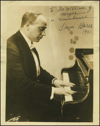 Barere, Simon. (1896 - 1951) Signed Photograph