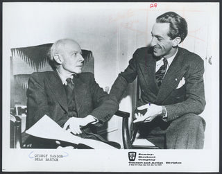 Bartók, Béla. (1881–1945) & Sandor, Gyorgy. (1912–2005) Vintage Press Photograph