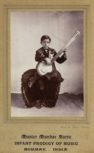 [Indian Music] Barve, Manhar. (1910–?) Original Photograph