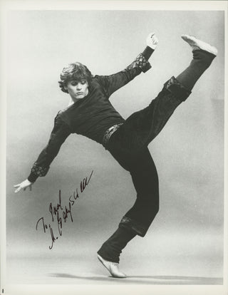 Baryshnikov, Mikhail. (b. 1948) [Swope, Martha. (1928–2017)] [Tharp, Twyla. (b. 1941)] "Push Comes to Shove" - Signed Photograph