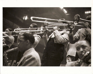 Basie, Count. (1904–1984) Original Photograph of Count Basie Orchestra