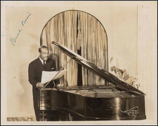 [Jazz & Song] Basie, Count. (1904 - 1984) & Young, Lester. (1909 - 1959) etc. Signed Photograph of the Basie Orchestra