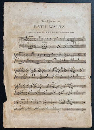 [Carr, Joseph. (1739 - 1819)] The Celebrated Bath Waltz