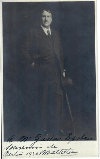 Battistini, Mattia. (1856-1928) Signed Photograph