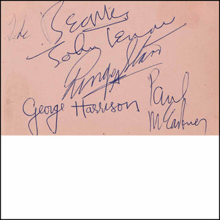 The Beatles. Autograph Signatures