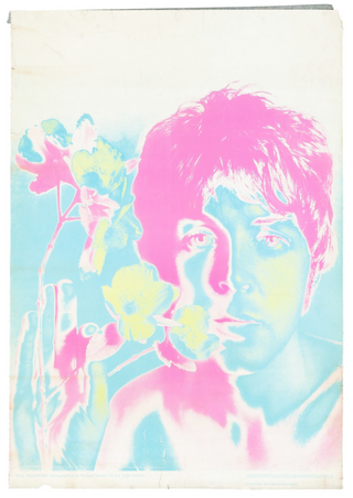 [Beatles]  Avedon, Richard. (1923–2004) 1967 Richard Avedon First-Edition Psychedelic Beatles Posters - Complete Set of Four