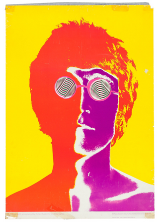 [Beatles]  Avedon, Richard. (1923–2004) 1967 Richard Avedon First-Edition Psychedelic Beatles Posters - Complete Set of Four