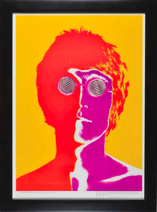 [Beatles]  Avedon, Richard. (1923 - 2004) 1967 Richard Avedon First-Edition Psychedelic Beatles Posters - Complete Set of Four