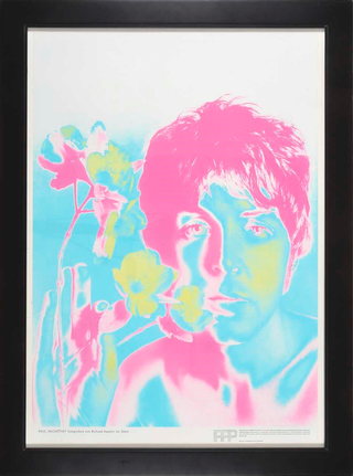 [Beatles]  Avedon, Richard. (1923 - 2004) 1967 Richard Avedon First-Edition Psychedelic Beatles Posters - Complete Set of Four