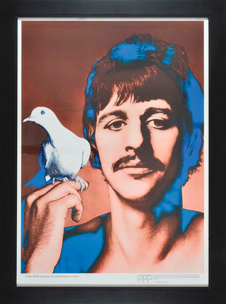 [Beatles]  Avedon, Richard. (1923 - 2004) 1967 Richard Avedon First-Edition Psychedelic Beatles Posters - Complete Set of Four