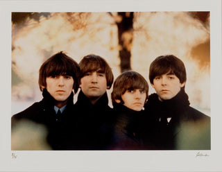 [Beatles] Freeman, Robert.   The Beatles. 1964. - Signed Photograph by Robert Freeman