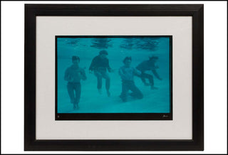 [Jazz & Song] [Beatles] Freeman, Robert.  Beatles Underwater - Signed Photograph by Robert Freeman