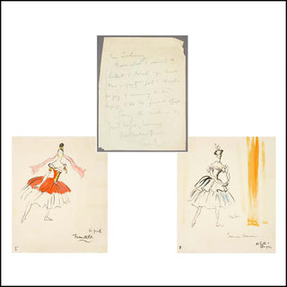 [Dance] Beaton, Cecil. (1904 - 1980) Original Dance Costume Designs