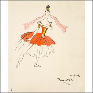 [Dance] Beaton, Cecil. (1904 - 1980) Original Dance Costume Designs