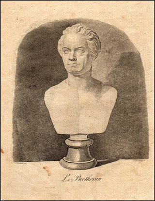 Beethoven, Ludwig van. (1770–1827) Early Portrait Engraving