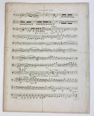 Beethoven, Ludwig van. (1770–1827) Quatuor pour 2 Violons Alto & Violoncelle Composé & dédié à son ami Johann Wolfmeier... Oeuvre posthume. Oeuv. 135. No. 17 des Quatuors