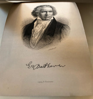 [Beethoven, Ludwig van. (1770–1827)] Einladung zu Ludwig van Beethoven’s Leichenbegängniss. ORIGINAL INVITATION TO BEETHOVEN'S FUNERAL