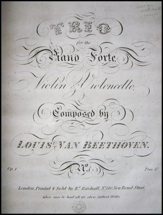 [Beethoven, Haydn, Mozart, Cherubini, Mayseder] Various Bound Collection of Piano Scores, mostly early English Imprints