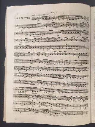 Beethoven, Ludwig van. (1770–1827) Gran Trio per Violino, Viola e Violoncello [...] Op. III.