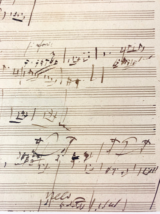 Beethoven, Ludwig van. (1770–1827) Autograph Musical Manuscript, including sketches of a Ninth Symphony