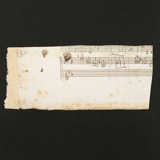 Beethoven, Ludwig van. (1770–1827) Autograph Musical Manuscript Fragment