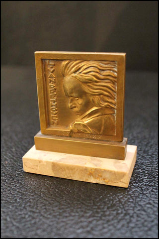 Beethoven, Ludwig van. (1770–1827) Bronze Portrait Plaquette