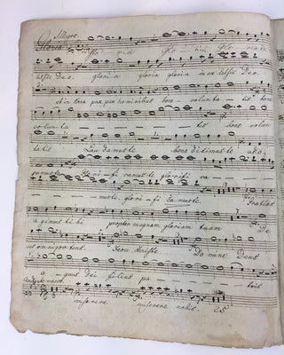 [Beethoven, Ludwig van. (1770–1827)] Mass in C - Manuscript Soprano Part in a Copyist Hand