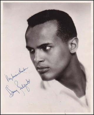 [Jazz &amp; Song] Belafonte, Harry. (b. 1927) Early Signed Photograph