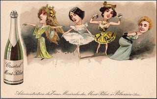 [Belle Époque] Bernhardt, Sarah. (1844-1923) &amp; de Mérode, Cléo. (1875 - 1966) &amp; Otero, Carolina. (1868 - 1965 Vintage Postcard