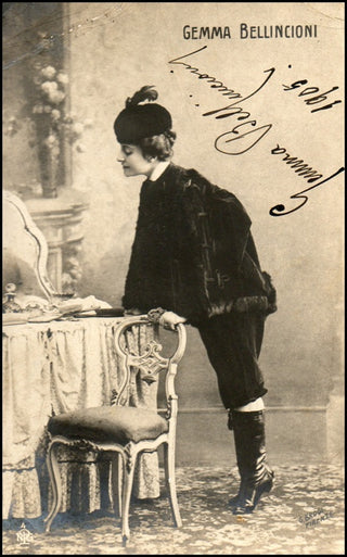 Bellincioni, Gemma. (1864 - 1950) Signed Photograph