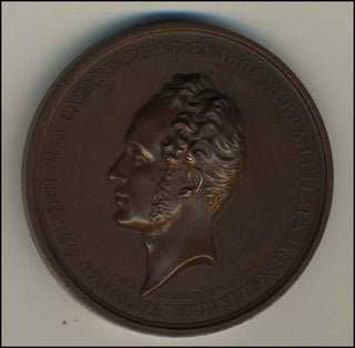 Bellini, Vincenzo. (1801 - 1835) [CAQUÉ, Armand Auguste (1793-1881)] 1835 Portrait Medal