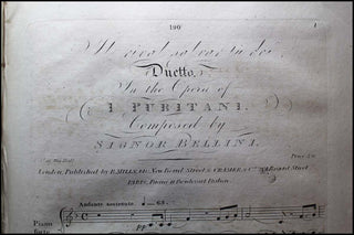 Bellini, Vincenzo. (1801–1835) & Donizetti, Gaetano. (1797–1848) SAMMELBAND