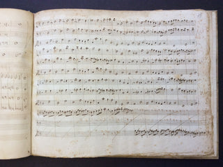 Bellini, Vincenzo. (1801-1835) Autograph Musical Manuscript - A Study in Counterpoint, Napoli, 1819