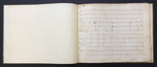 Bellini, Vincenzo. (1801-1835) Autograph Musical Manuscript - A Study in Counterpoint, Napoli, 1819