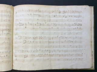 Bellini, Vincenzo. (1801-1835) Autograph Musical Manuscript - A Study in Counterpoint, Napoli, 1819