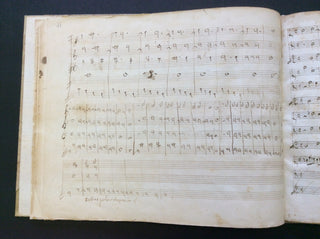 Bellini, Vincenzo. (1801-1835) Autograph Musical Manuscript - A Study in Counterpoint, Napoli, 1819