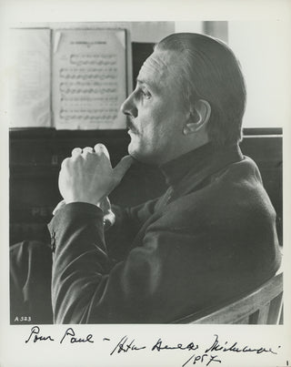 Benedetti Michelangeli, Arturo. (1920–1995) Signed Photograph