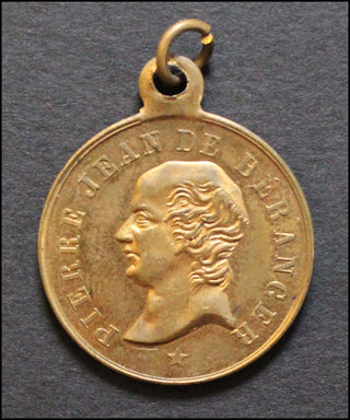 Béranger, Pierre Jean de. (1780-1857) Portrait Medal