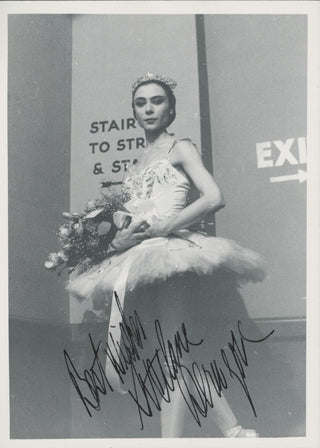 Beriosova, Svetlana. (1932–1998) Signed Backstage Photograph