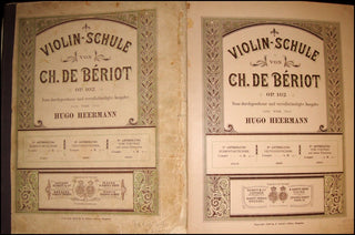 Bériot, Charles de. (1802 - 1870) Violin-Schule. Op. 102. Volumes I &amp; II: Elemntartechnik, Virtuosentechnik.