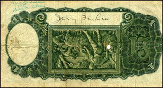 Berlin, Irving. (1888-1989) Autograph Signature on Australian Currency