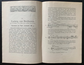 [Berlin Philharmonic]  [Bülow, Hans von. (1830–1894)] [Kogel, Gustav F. (1849–1921)] [Soldat, Marie. (1863–1955)] [Pauer, Max von. (1866-1945)] 1880s Berlin Philharmonic Programs