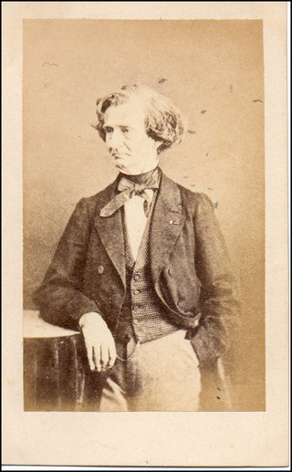 Berlioz, Hector. (1803 - 1869) Early CDV Portrait Photograph