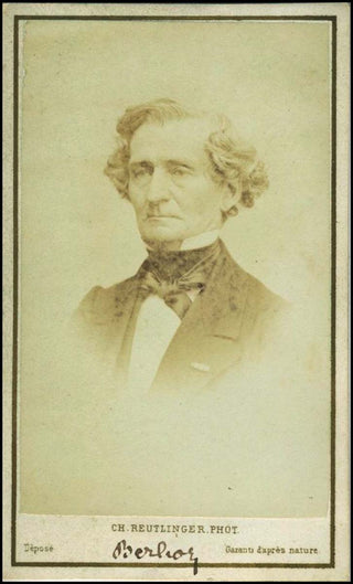 Berlioz, Hector. (1803 - 1869) Reutlinger CDV Portrait Photograph