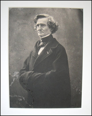 [Berlioz, Hector. (1803 - 1869)] Gaspard-Félix Tournachon, "Nadar". (1820-1910) Original 1857 Signed Nadar Photograph